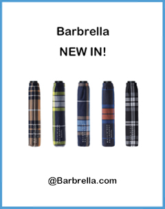 圧倒的ベストセラーの折りたたみ傘 “バーブレラ” に、新たに5本のチェック柄が仲間入り!